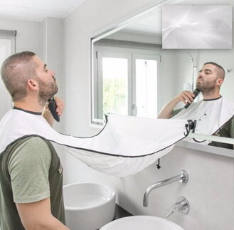 Kadeřnická zástěra s přísavkami Beard Bib