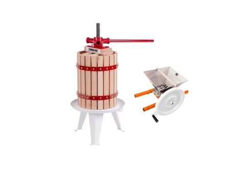 Lis na ovoce 30L plus 7L mlýnek na ovoce lux plus  VEVO 30340  Lis na ovoce 30L plus 7L mlýnek na ovoce lux plus  VEVO 30340