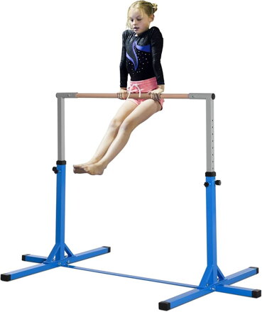  Gymnastická hrazda 13-ti úrovňová výškově nastavitelná do 75 kg 