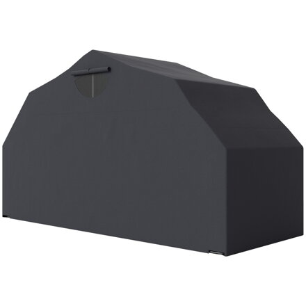  Motocyklový kryt Skládací Outdoorový Motocyklový kryt Vodotěsný Winterproof XXL 345cmx135cmx191cm Černá