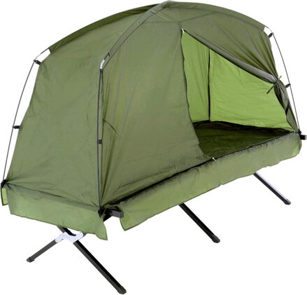 Kempinkové lehátko  se stanem 190 x 80 cm  600D Polyester rybářské lehátko