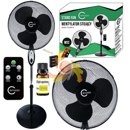 Stojanový ventilátor s funkcí automatické oscilace WS3g