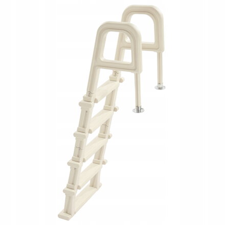  Bazénový žebřík 5-stupňový se 2 madly pro bazény 122-137 cm VEVOX d54