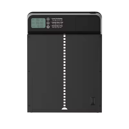 Automatická dvířka do kurníku Okköbi  digitální časovač ruční režim |hliníková slitina