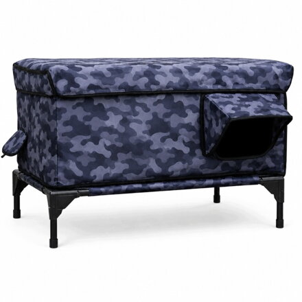 Zateplený domeček pro kočky s izolací 65x42x45 cm Safepaws CF110