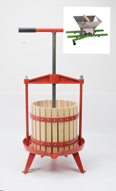 Lis na ovoce rámový 12l plus 7l mlýnek na ovoce Aldo g005512 Lis na ovoce rámový 12l plus 7l mlýnek na ovoce Aldo g005512