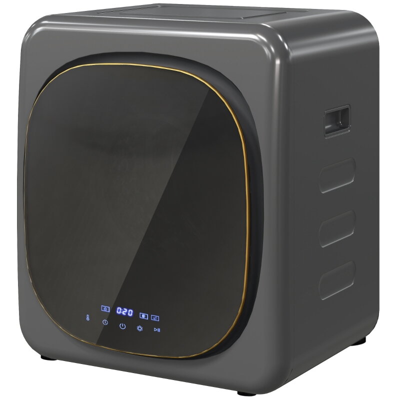 Sušička prádla s UV dezinfekcí, kompaktní design, kapacita 4 kg, nerezová ocel Sušička prádla s UV dezinfekcí, kompaktní design, kapacita 4 kg, nerezová ocel