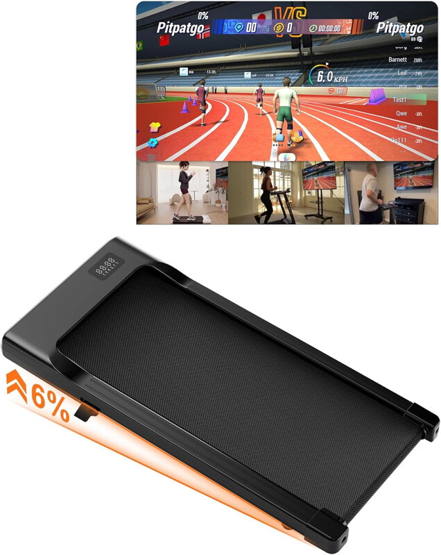 Běžecký pás 3 v 1 pro domácnost 2,75 HP s dálkovým ovládáním APP |Superun Raceable  Max. 136 kg 