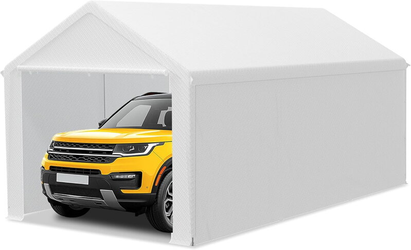 Plachtová garáž kůlna 3 x 6 m úložný stan a stan na pastviny, odnímatelné boční stěny, bílá značka LILIIN