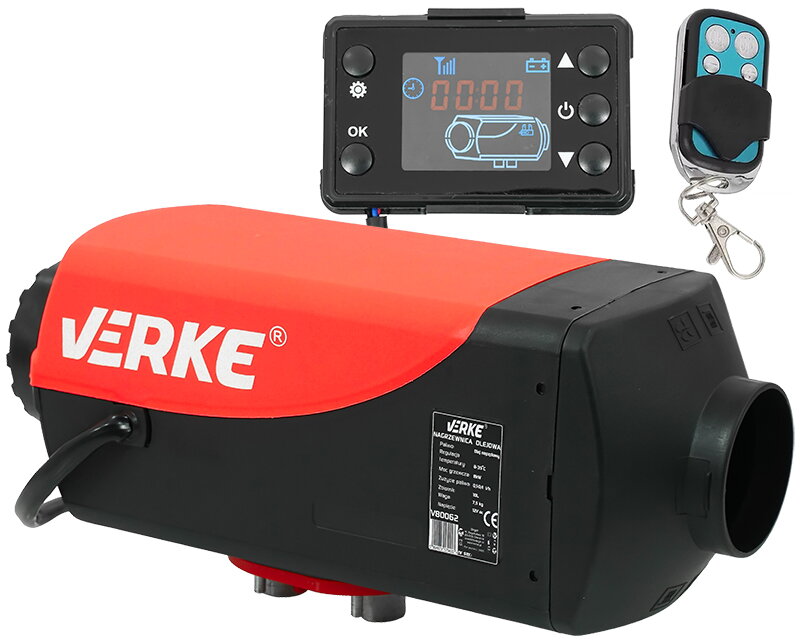 Olejové topení pro vytápnění hal, garáží  8kw Deget V80062|červen