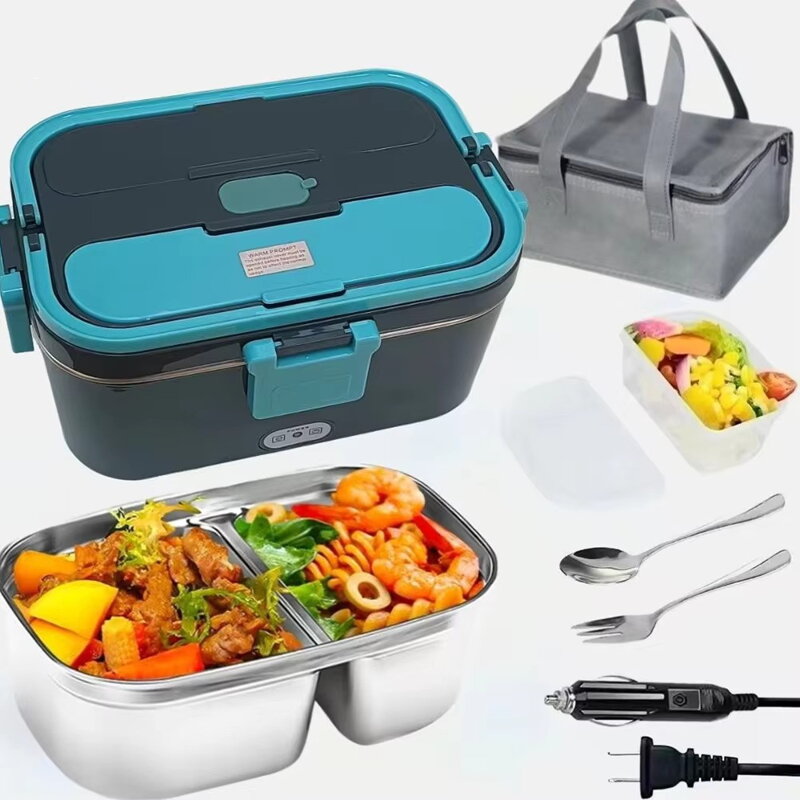 Ohřívací box na jídlo  3 v 1 pro auto  nákladní automobil a kancelář 220v, 12v, 24v