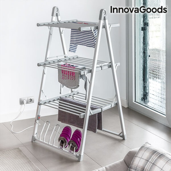 Skládací sušák na prádlo  Verayer InnovaGoods MAXI 30 tyčí |bílá