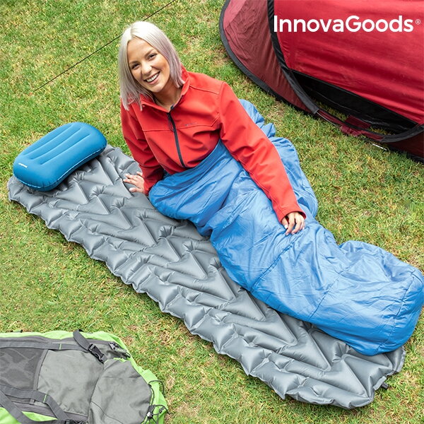 Nafukovací matrace a polštář Ultralight InnovaGoods Gadget Travel