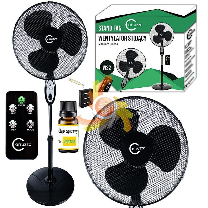 Stojanový ventilátor s funkcí automatické oscilace WS3g