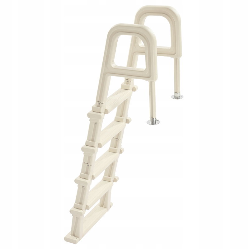  Bazénový žebřík 5-stupňový se 2 madly pro bazény 122-137 cm VEVOX d54