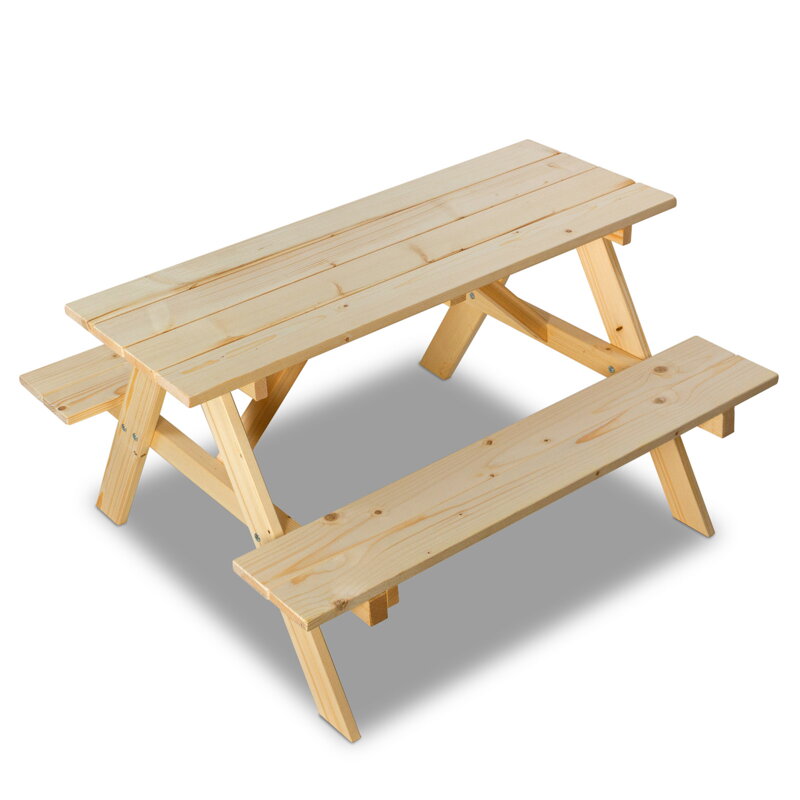 Dětský zahradní stůl s lavičkami