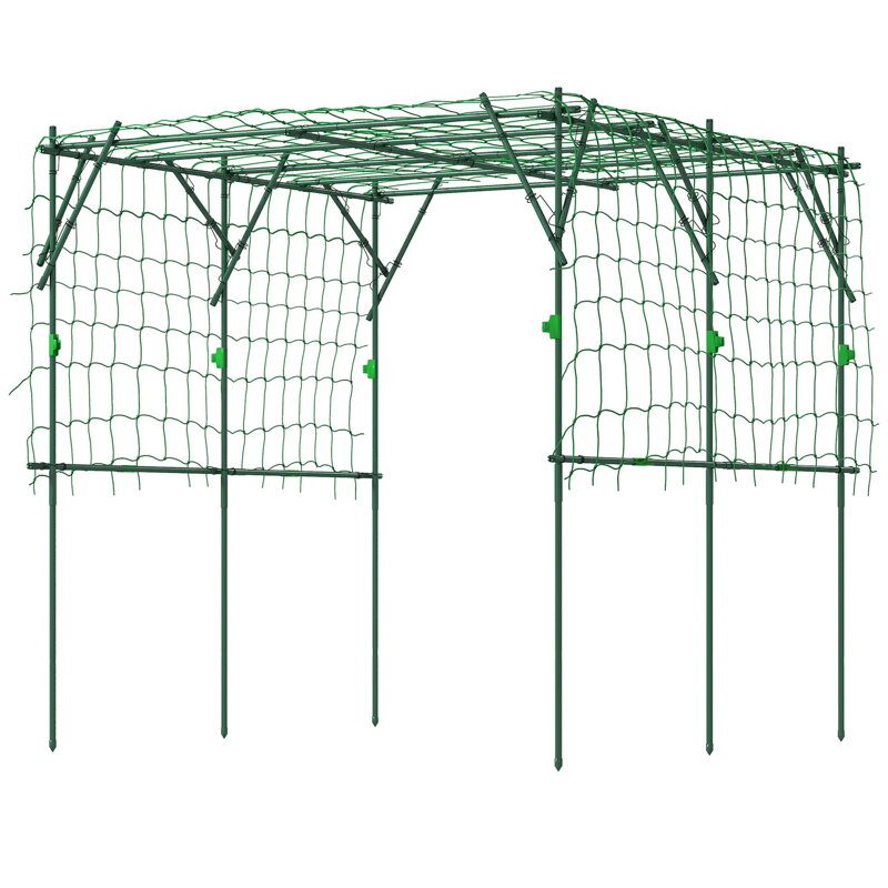 Podpora pro popínavé rostliny oblouk 223 x 223 x 223 cm Podpora pro popínavé rostliny oblouk 223 x 223 x 223 cm