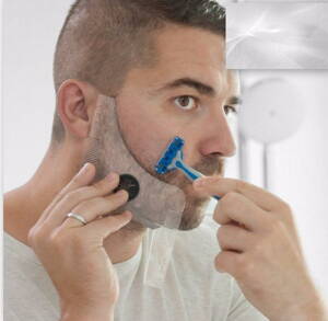 Hřeben na vousy s šablonou Beard Template