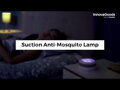 Sací lampa proti komárům s držákem na zeď
